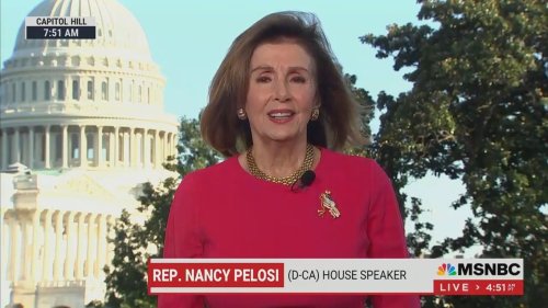 Pelosi says China's Xi Jinping "acting like a scared bully"