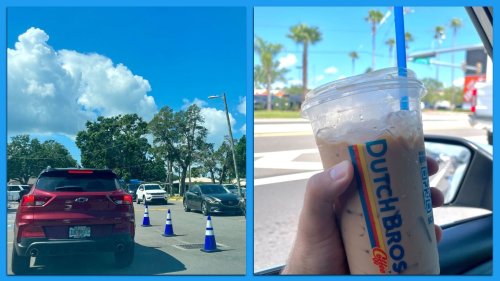 We tried Tampa's first Dutch Bros. Here's what to expect (hint: traffic)