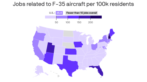 These states have the most F-35 fighter jet jobs