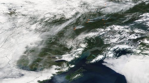 Historic wildfires rage across Alaska