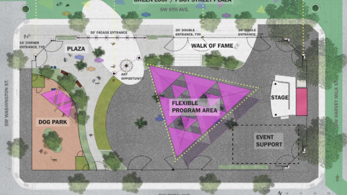 Plans for Darcelle XV Plaza in downtown Portland revealed