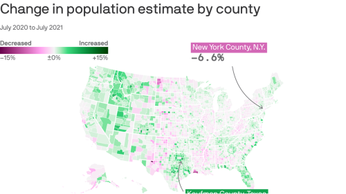 Mapped: Census data reveals COVID population shift