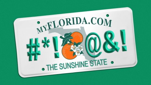 The "obscene" Florida license plates rejected in 2022