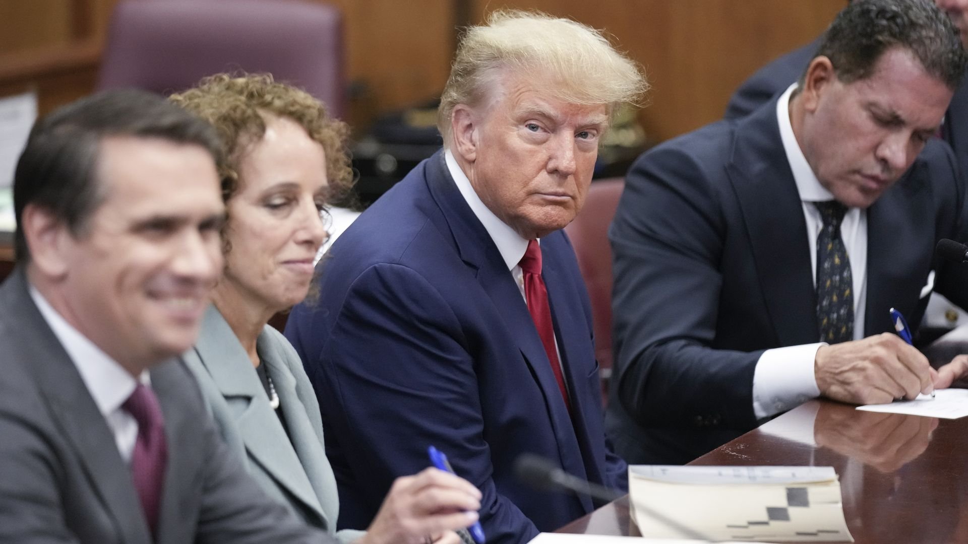 A look inside Trump's arraignment hearing