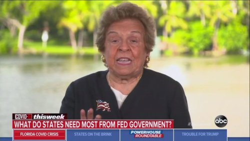 Florida Rep. Donna Shalala: "I'm terrified for the first time in my career"