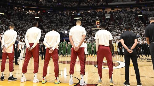Miami Heat urges fans at playoff game to demand gun reform