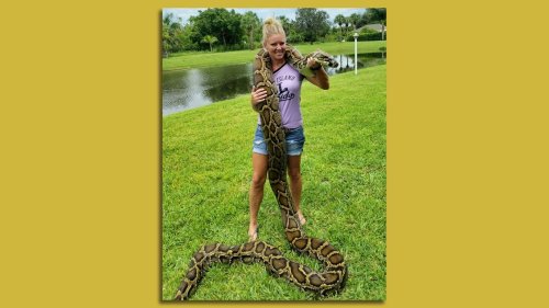 Meet the Python Huntress defending the Everglades