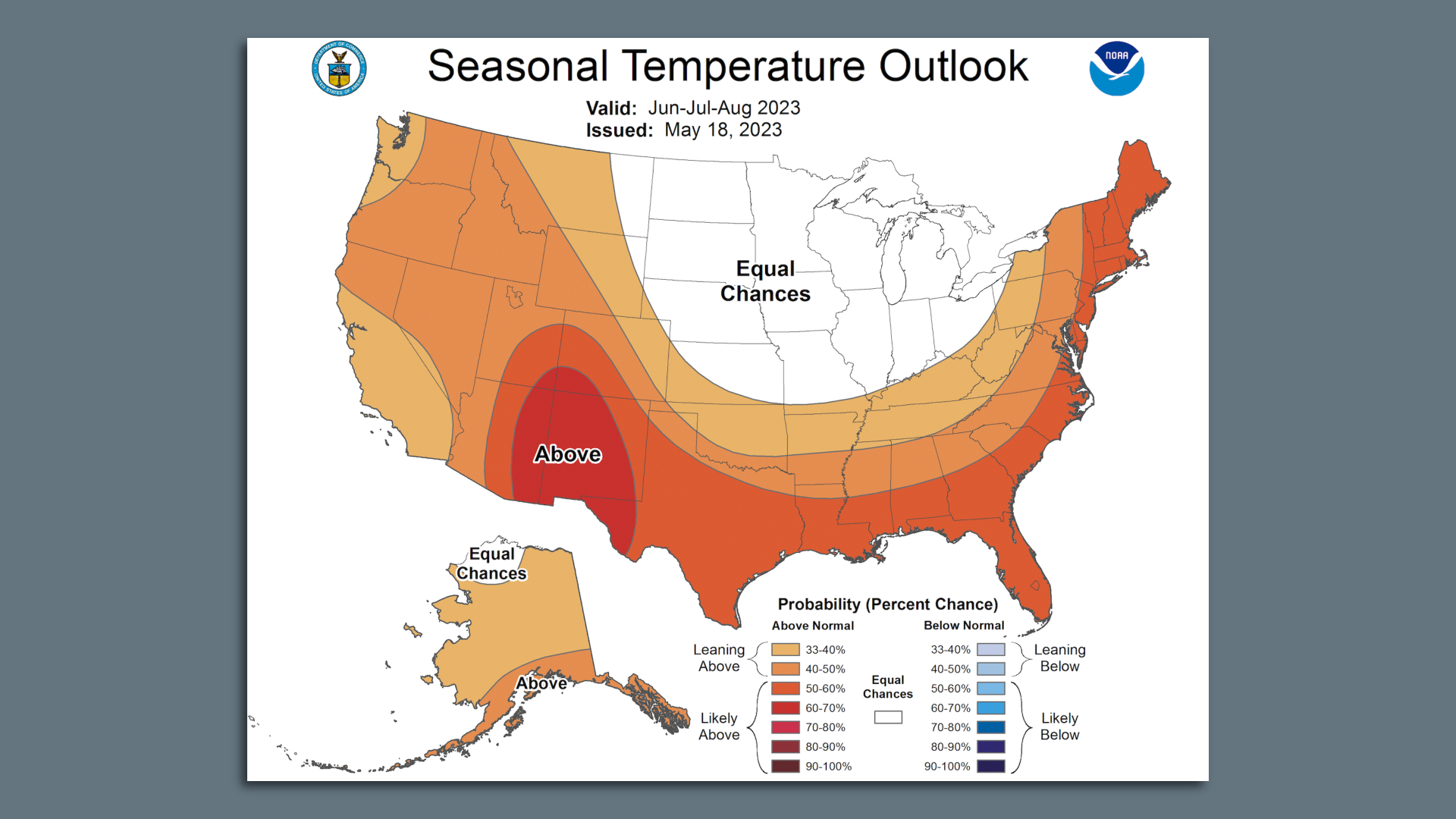 Hot summer ahead for much of the U.S.
