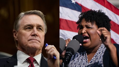 Perdue closes primary run with racist attack on Stacey Abrams