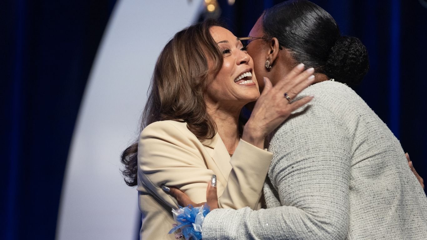Kamala Harris takes aim at Trump, Project 2025 in Indy