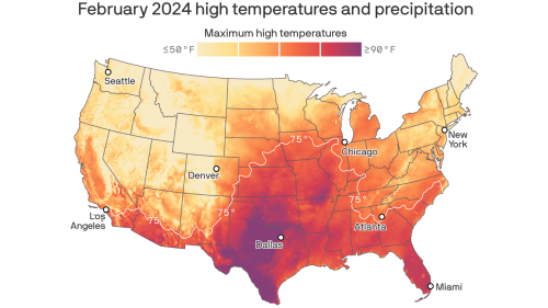 February's extreme weather and climate events reshaped U.S. winter