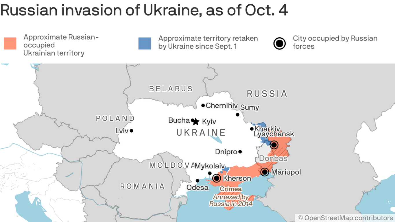 Russia in retreat on two fronts as Ukraine steps up counteroffensives