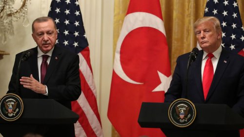 Erdogan upends Oval Office meeting with Trump and GOP senators to play anti-Kurd film on iPad