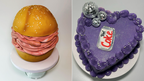 This cake shaped like an Arby's roast beef sandwich is a Des Moines baker's creation