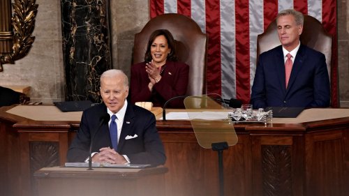 Biden ribs GOP lawmakers during SOTU: "I'll see you at the groundbreaking"