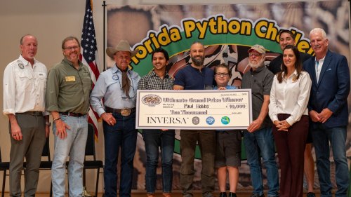 Florida Python Challenge winner catches 20 Burmese pythons in 10 days