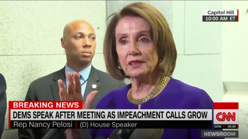 Nancy Pelosi: Trump is "engaged in a cover-up"
