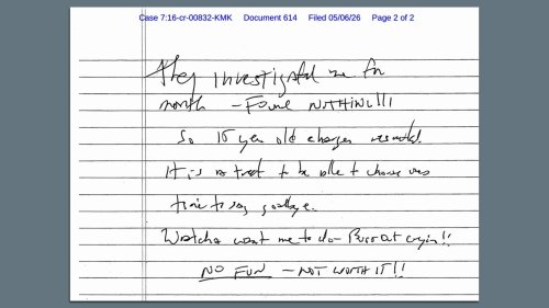 Read: Epstein's purported suicide note released by judge