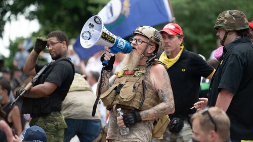 Proud Boys claim they'll infiltrate Easton Tesla protest