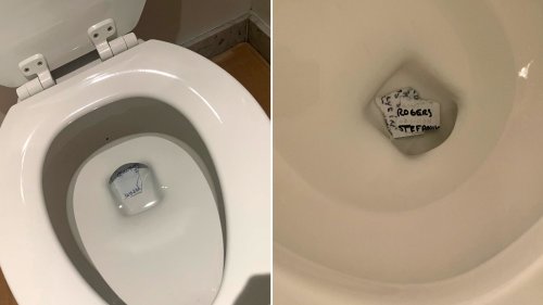 Exclusive photos: Trump's telltale toilet