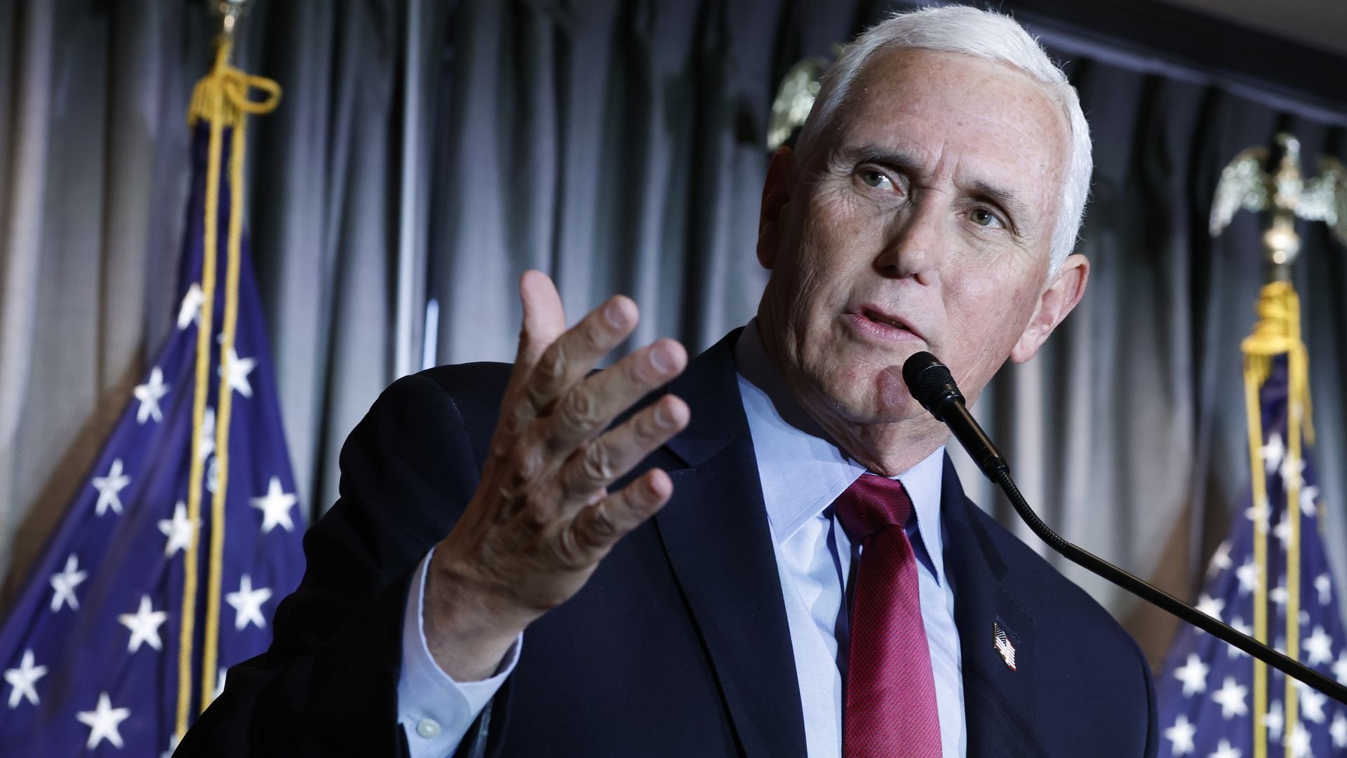 Pence calls Trump's indictment an "outrage"