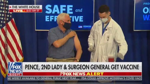 Vice President Pence receives COVID-19 vaccine live on television