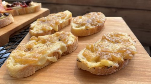 The best thing Linh ate: Carmelized onion toast