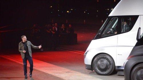 Musk says Tesla Semi output starting, with deliveries to Pepsi in December