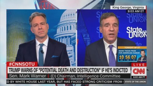 Warner: FBI prepared for any violence over possible Trump indictment