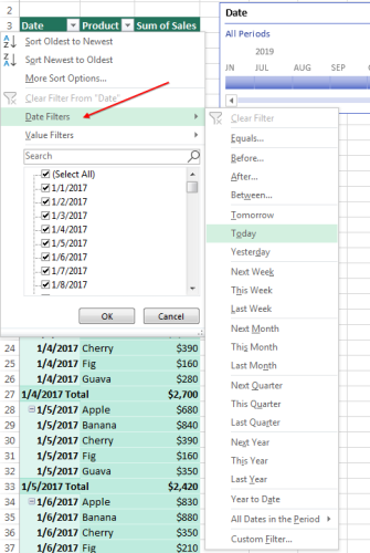 Excel: Rolling 12 Months in a Pivot Table | IMA