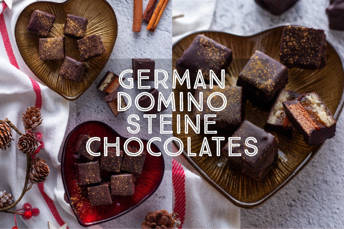 German Dominosteine Chocolates