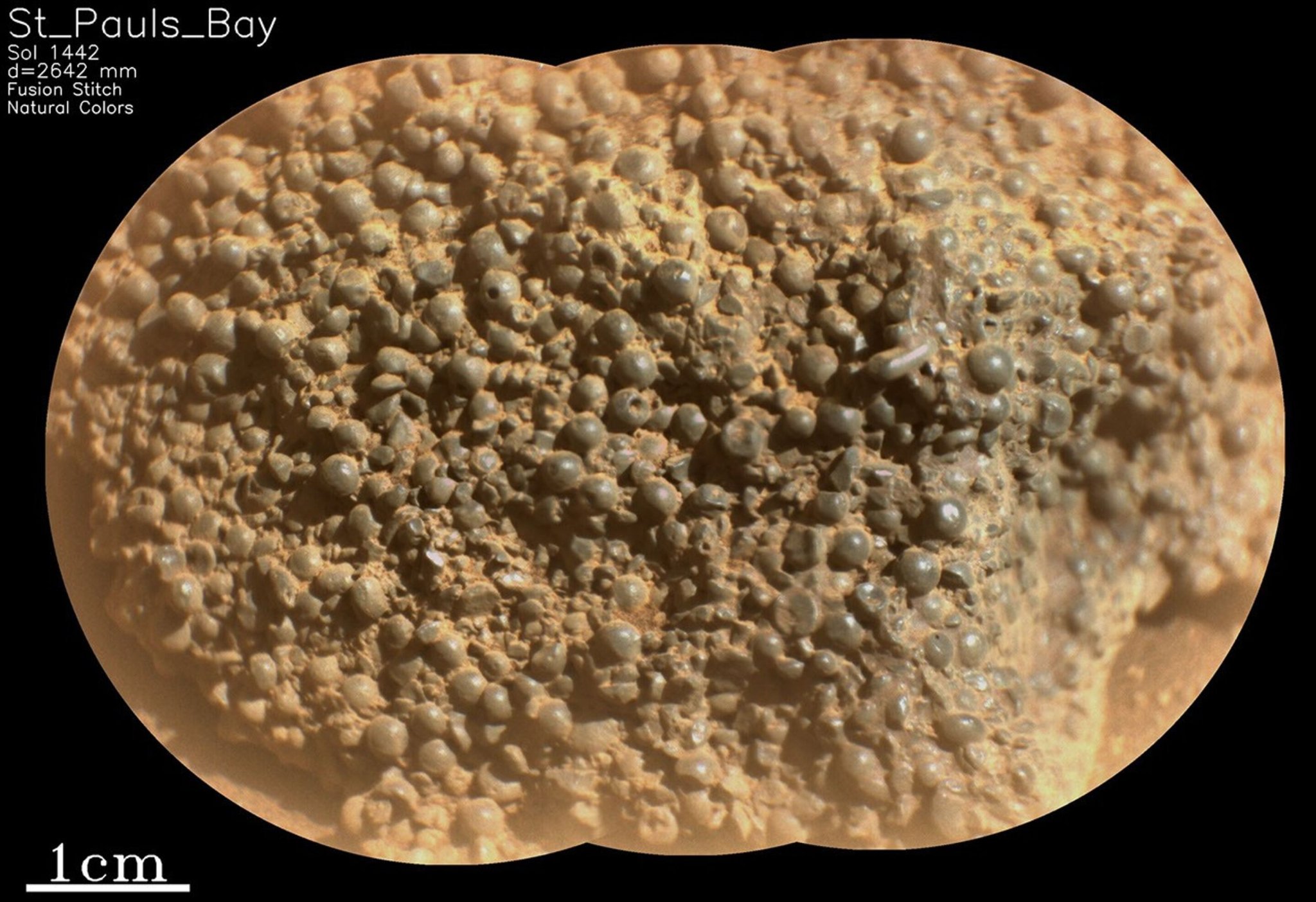 Shocking spherules on Mars