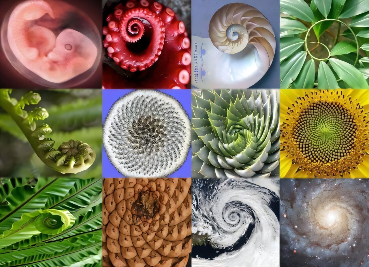 Why does nature love spirals? The link to entropy