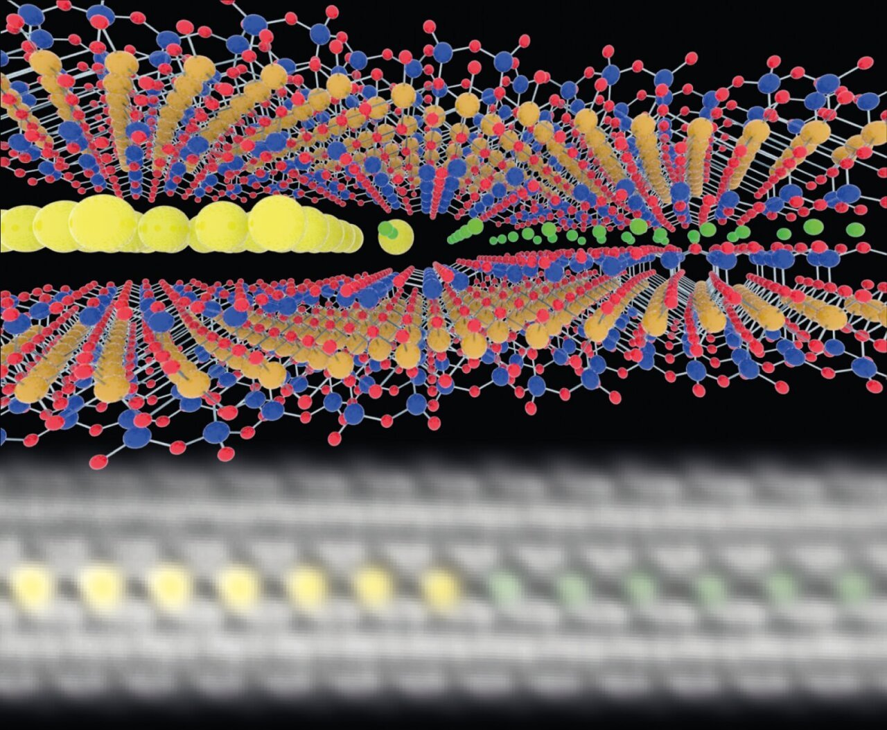 Atomic snapshots show fast ion migration in ultra-thin clays