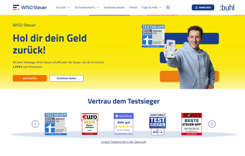 Die 9 besten Steuerprogramme im Vergleich – Wiso, Taxfix & Co.