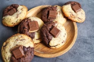 Einfache (Duo) Chocolate Chip Cookies