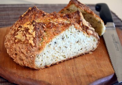 Irish Cheddar and Herb Soda Bread - Baking Bites