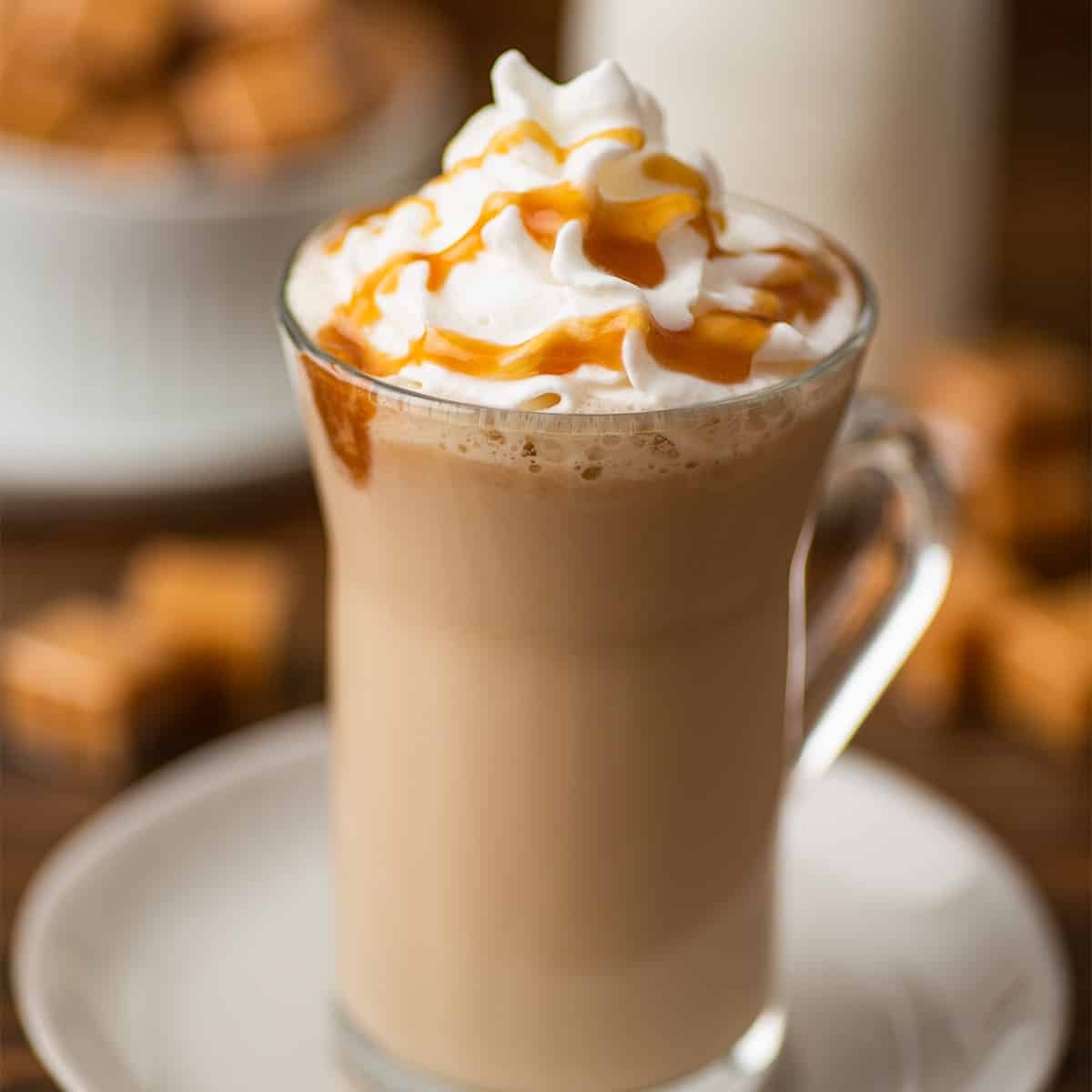 Easy Caramel Latte - Baking Mischief