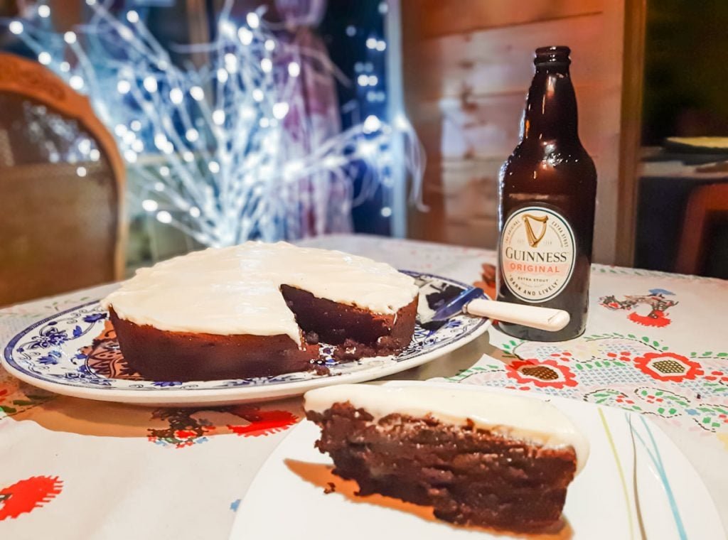 Guinness Chocolate Cake With Cream Cheese Frosting
