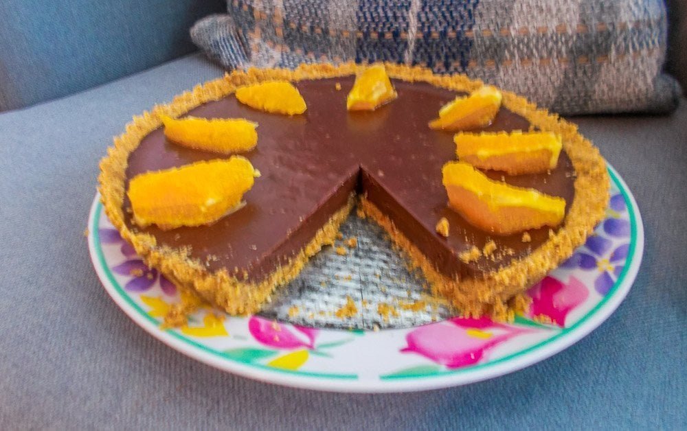 Easy Vegan Chocolate Orange Tart Recipe