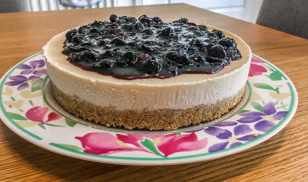 Vegan Classic Blueberry Cheesecake Recipe