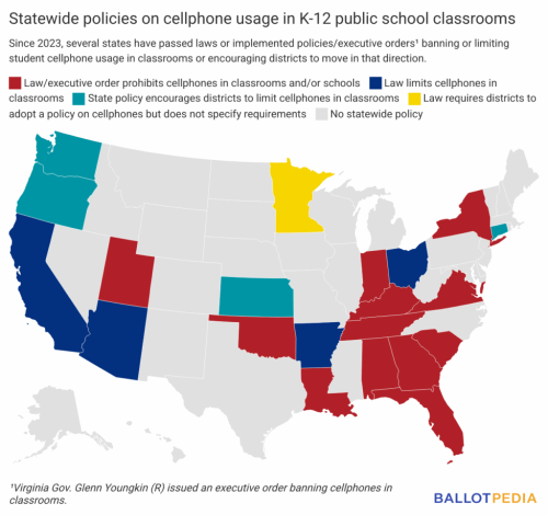 Four states enact cellphone bans in May so far