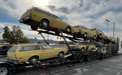 Sextuplets! Six 1974 Ford Pinto Wagons
