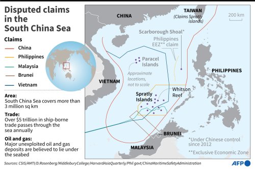 Disputed Claims In The South China Sea