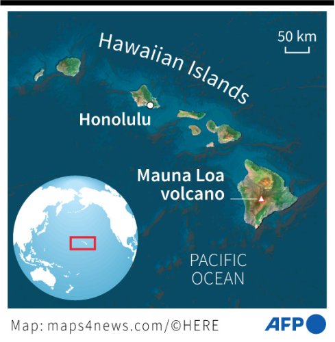Mauna Loa Volcano Eruption