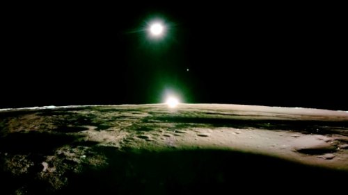 Ghostly Lunar Sunsets Shot By Private Lander