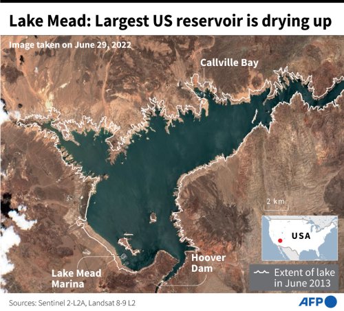 Lake Mead: Largest US Reservoir Is Drying Up