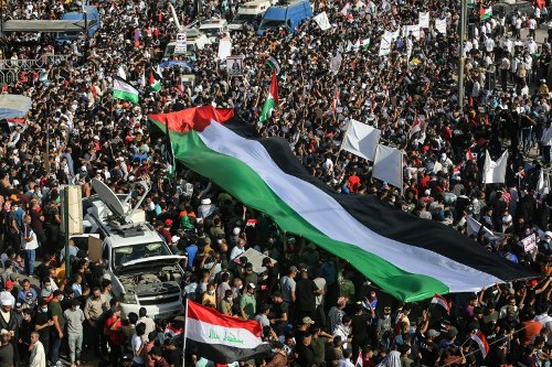 Iraq's Sadr Mobilises Thousands At Baghdad Pro-Palestinian Rally ...