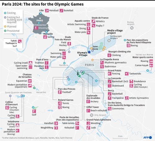 Paris 2024: The Sites For The Olympic Games