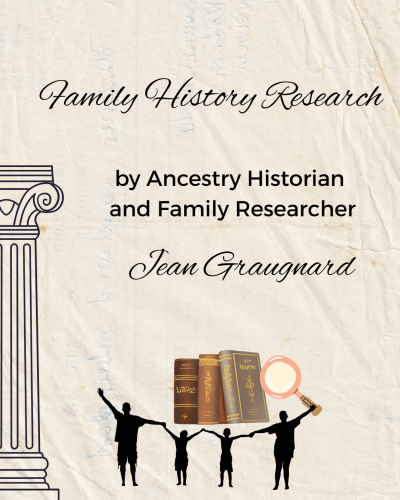 Jean Graugnard Family History and Archaeology Research Services